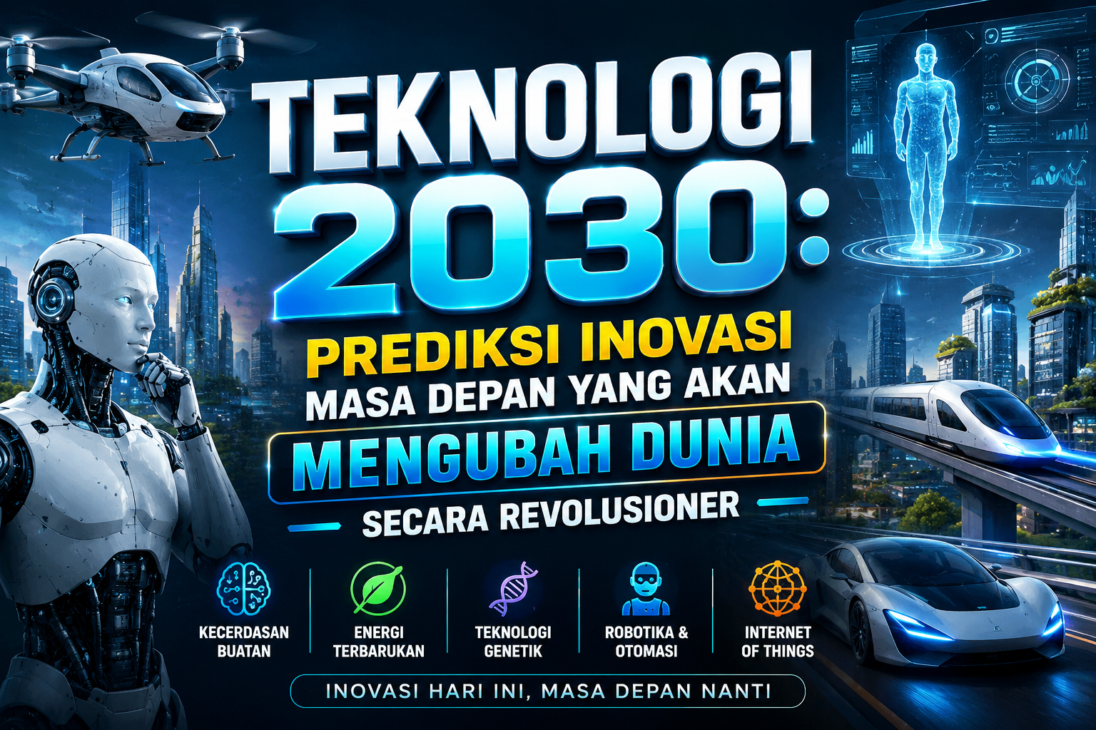 10 Teknologi Masa Depan yang Akan Mengubah Dunia di Tahun 2030