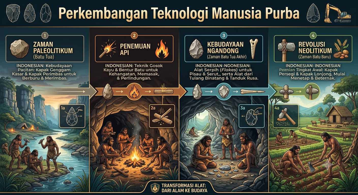 Perkembangan Teknologi Manusia Purba: Awal Mula Peradaban dan Inovasi yang Mengubah Kehidupan