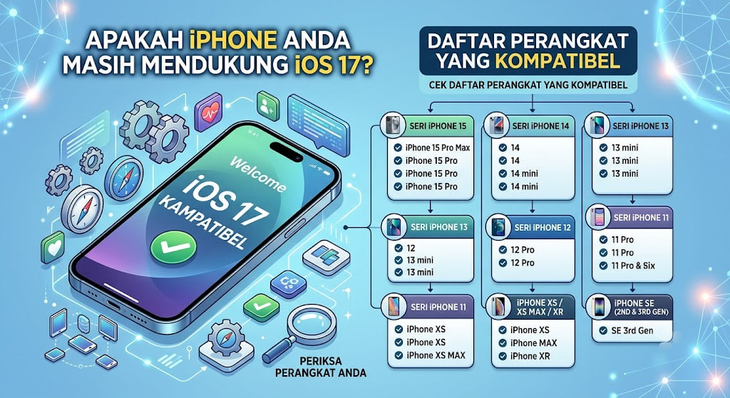 Apakah iPhone Anda Masih Mendukung iOS 17? Cek Daftar Perangkat yang Kompatibel